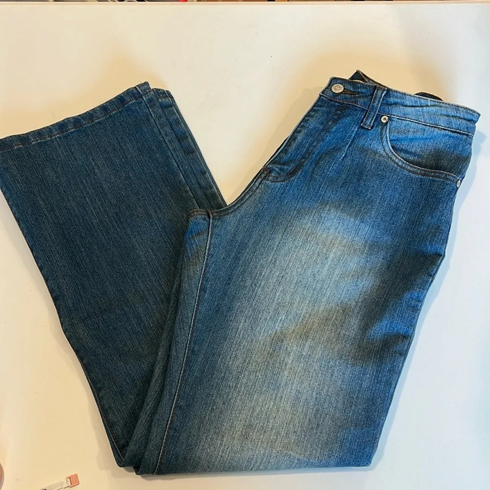 Bill Blass - comfort stretch, 12‎ circular fit, stretch bootcut mid wash